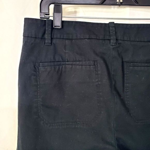Vince Knee Length Side Pocket Chino Shorts Womens size 8 Chino Bermuda Black - Picture 4 of 8